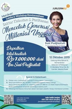 Lomba & Workshop Kewirausahaan Sektor Kelautan & Perikanan 2019